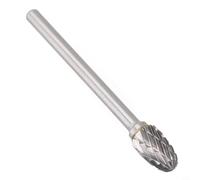Outil Gravure pour bois et Métal 3x6mm HRC70 Dur Outil Gravure(D) | Acier carbure tungstène, , pour idéal métal pour bois, finition lisse, longue durée de vie