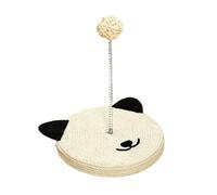 Outil griffoir pour chatons - Cloche jouet mental intégrée, ponçage du tapis en sisal pour chat, coque naturelle, fibre durable, base résiliente, joint Spec