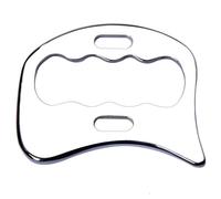 Outil Gua Sha en acier inoxydable de qualité médicale, outils IAST, outil de massage, pour détendre les tissus doux, réduire les douleurs aux jambes, au dos, aux douleurs musculaires (AnTiexi-13)