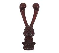 Outil Gua Sha en Bois de Santal, Petit Gratte-nez Manuel | Sculpture Lapin, Finition Polie à Main, Grains Naturels, Usage Quotidien, Bureau, Voyage