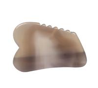 Outil Gua Sha for Le Visage en Agate Naturelle, Pierre de Cristal de cornaline, Produit de beauté, Soins de la Peau, Masseur en Dents de scie, Planche à gratter for Le Cou et Le Corps