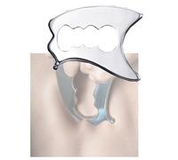 Outil Guasha multifonction en acier inoxydable, for le visage, outils universels en métal Gua Sha for le visage, outil de grattoir de Massage(8mm/0.3in)