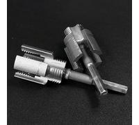 Outil Intégré de Filetage Intérieur et Extérieur pour Tuyaux | Outil Filetage Interieur Exterieur Tubes,Accessoire de Coupe Coupeur Raccord Perceuse Antidérapant Expansion pour Flexible Plomberie Jard