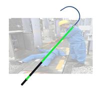 Outil isolé haute tension, bâton de traction for situations électriques d'urgence, for sous-stations et construction de protection des monteurs de lignes(Green,1 meter)