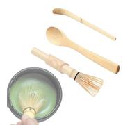 Outil japonais pour faire du thé : kit de démarrage traditionnel matcha, kit matcha avec bol en céramique avec cuillère pour fouet en bambou | Véritable kit de cérémonie du thé, parfait pour le pré