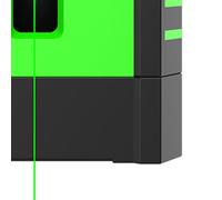 Outil Laser auto-nivelant niveau de ligne transversale faisceau vert Portable Mini ménage haute précision avec support en forme de L