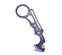 Outil levier EDC titane 4,3" : Ouvre-bouteille + Tournevis | Camping/Quotidien (Couleur)