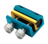 Outil lubrifiant double câble, huileur de câble d'embrayage de moto, corps en billettes d'aluminium, joint en caoutchouc naturel, bleu, pour frein de vélo, scooter, VTT