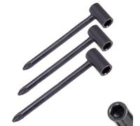 Outil Lutherie Guitare 3 PCS pour Truss Rod 80mm(Black) | Acier , finition lisse, pas de bavures, idÃ©al rÃ©glage cordes, compatible guitares