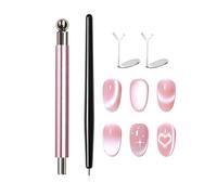 Outil Magnétique pour Ongles Métal Double Tête Portable À Bille Ronde