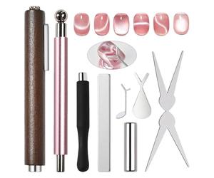Outil magnétique pour ongles Set pailleté pour French manucure