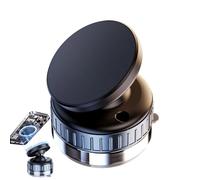 Outil magnétique pour téléphone sous vide - support magnétique pour aspiration sous vide, pivotant à 360 degrés, coque en alliage robuste, aimant longue durée de vie, base résiliente, joint S