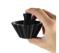 Outil Maintien pour papier Café - Design Compact en pour petg pour robuste pour Méthode Pour Over Gris (Black)