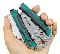 Outil manuel avec poignée non SLIP pour travaux électriques | Parfait pour les réparations techniques, les installations de câbles, les accessoires de réseau, les bateaux, les campeurs, la maison