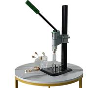 Outil manuel de capsuleuse de bouteille, outil de sertissage amovible pour bouchons de 13 à 15 mm, machine à sceller de parfum réglable en hauteur, scellant à main pour fioles