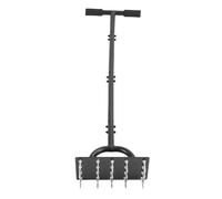 Outil Manuel de la Pelouse, Machine en Acier Robuste Confortable pour Saisir la Poignée de Pelouse en Forme de Pic de Pelouse pour Les Relâches du Sol (20 Pointes 34,6 Pouces