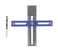 Outil manuel de perçage de mesure de positionnement de porte d'armoire en aluminium pour rénovation de maison, positionnement rapide, assistant d'installation de porte d'armoire