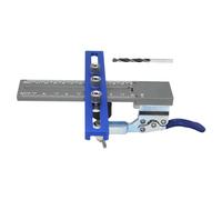 Outil manuel de perçage de mesure de positionnement de porte d'armoire en aluminium pour rénovation de maison, positionnement rapide, assistant d'installation de porte d'armoire