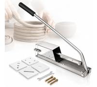 Outil manuel d'extrudeuse d'argile, construction professionnelle en acier inoxydable, 4 matrices interchangeables pour poterie, argile céramique, pâte et sirop
