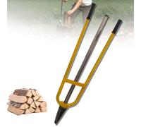 Outil manuel pour bois de chauffage, hache à cale d'inertie pour fendre le bois en extérieur, design en arc triangulaire pour le camping, la ferme et la maison