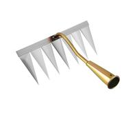 Outil manuel pour enlever les mauvaises herbes de jardin, outil de jardin multifonctionnel pour aérer le sol, niveler les plaques et enlever les mauvaises herbes, léger et portable