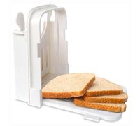 Outil manuel pour trancher le pain, guide de pain pliable en plastique pour sandwich fait maison, pain français blanc 7 x 5,7 x 2,36 pouces