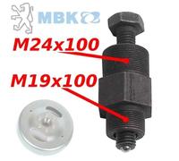 ARRACHE VOLANT MAGNETIQUE 19 - 24x100 MBK 41 51 PEUGEOT SPEEDFIGHT TREKKER TYPHOON BUXY TKR MINARELLI AM6 MOBYLETTE CAME TAMBOUR