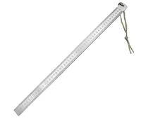 Outil Mesure D'échelle Double Côté Règle Métrique En Acier Inoxydable Bords Droites 50cm Pour L'ingénierie, L'école, Le Bureau, L'architecte Le Dessin
