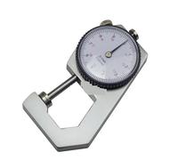 Outil Mesure L'épaisseur Jauge D'épaisseur De Cadran, Pointe Incurvée 0-10mm/0-20mm For Tuyau Creux Ou Tube Circulaire, Outils De Mesure D'étrier(20mm flat head)