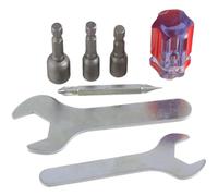 Outil Métal Mk10 de Retrait de Buse Mk8 pour Imprimante 3d installation Changement, Outil Multifonction Robuste, Prévention de Rouille en Surface, Argenté