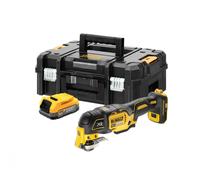 Outil Multi-fonction DeWalt DCS356E1T-XJ; 18 V; 1x1,7 Ah accu.
