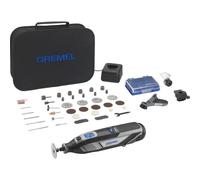 Outil multi-fonction sans fil 12V - DREMEL - avec 1 batterie 2Ah chargeur - accessoires - mallette - F0138240JF