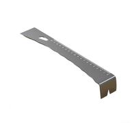 Outil multi-tâches en acier inoxydable pour enlever les ongles, planches de levage, gratter les surfaces et prendre des mesures lors de projets sur site