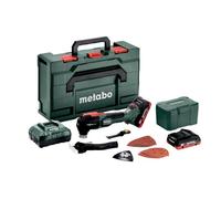 Metabo MT 18 LTX BL QSL 613088800 Outil multifonction sans fil + 2 batteries, + mallette 18 V 4.0 mAh Nombre d’accus fournis 2