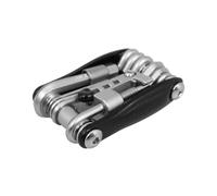 Outil multifonction 15 fonctions chc 2-2.5-3-4-5-6-8 + torx 25-10 + tournevis plat et cruciforme + dérive-chaine 9-10-11v et clés a