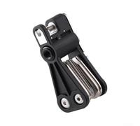 Outil multifonction 18 en 1 pour vélo - Disjoncteur de chaîne pliable pour 7 à 10 vitesses - Kit de réparation avec adaptateur de valve (version outil)