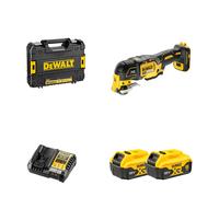 Dewalt - Multi cutter 18V 5.0Ah Li-Ion + 29 accessoires en coffret Tstak - DCS356P2-QW
