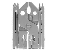 Outil multifonction 25 en 1 en acier inoxydable, pince pliante de qualité 420, kit d'outils de survie compact pour camping, outil de poche multifonctionnel d'extérieur avec clé