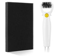 Outil multifonction 3 en 1, pinceau à matrice 3 en 1, outil de désherbage, pinceau, racler, percer, gaufrer et découper, design rétractable, brosse à matrice et tampon en mousse, ensemble de