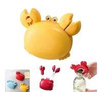 Outil multifonction 4 en 1 en forme de crabe, outil magnétique pour réfrigérateur avec décapsuleur, mini ciseaux, ouvre-colis et aimant de réfrigérateur pour un usage quotidien domestique