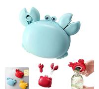 Outil multifonction 4 en 1 en forme de crabe, outil magnétique pour réfrigérateur avec décapsuleur, mini ciseaux, ouvre-colis et aimant de réfrigérateur pour un usage quotidien domestique