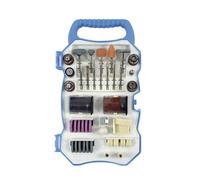 Outil multifonction 82 pièces avec accessoires variés, idéal pour les réparations et projets de bricolage à la maison.