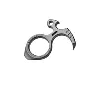 Outil multifonction compact en alliage avec décapsuleur grattoir et décapsuleur pour le camping, les essentiels de survie en alliage