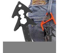 Outil multifonction de poche, 8 en 1 tournevis règle anglaise, outil multifonction - accessoire utilitaire portable robuste facile à utiliser pour hommes, femmes, papa et maman, et pour toute la