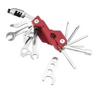 Outil Multifonction de Réparation de Vélo, 18 en 1 Kit Reparation de Bicyclette, Accessoires de Réparation de Cyclisme, Kit d'entretien de Vélo Portable avec Crochet de Chaîne et Clé Allen