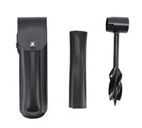 Outil multifonction de survie en plein air, outil de perçage de trous en acier inoxydable avec sac de rangement pour le camping, la randonnée, la chasse, l'aventure, les survivants (Noire)