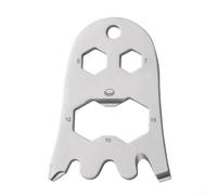 Outil multifonction EDC Tournevis Clé hexagonale Porte-clés en acier inoxydable Outil multifonction pour le camping, la randonnée, le bricolage, la réparation à la maison, kit de fixation d'ouverture