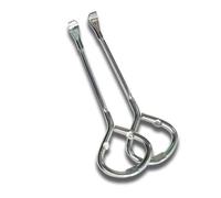 Outil multifonction en acier inoxydable : ouvre-boîte, décapsuleur, crochet pour seau de peinture et ouvre-écran - Design compact de 11,2 cm, argent, lot de 2