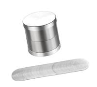 Outil multifonction en acier inoxydable pour tamiser les pierres précieuses, convient pour les bijoutiers, l'évaluation de l'artisanat et une utilisation professionnelle, outil compact de tamis à