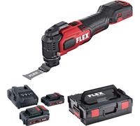 Flex-Tools Outil multifonction MT18.0-EC Brushless 18 V 2,5 Ah - 2 batteries, chargeur et coffret